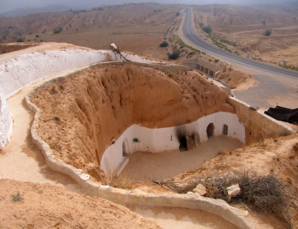 Troglodyte dwelling in Tunisia