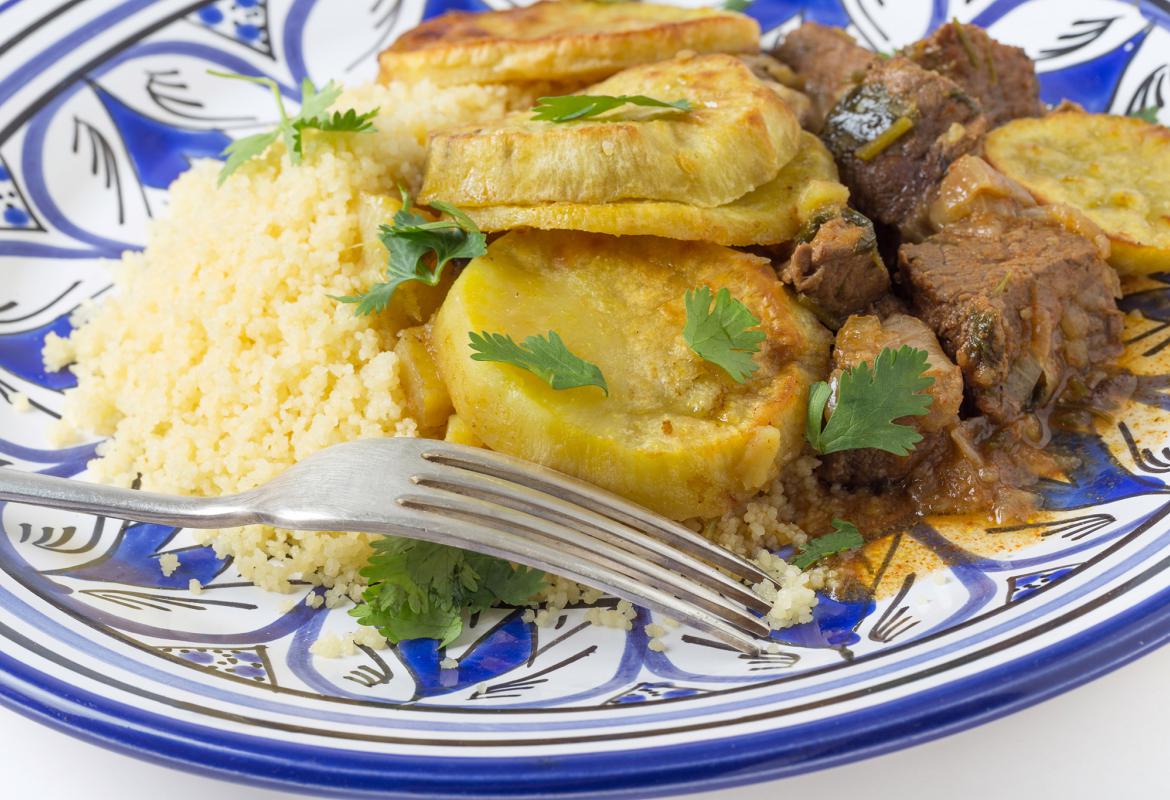 Тажин на тарелке